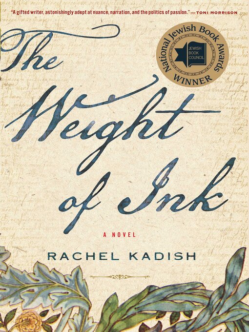 Title details for The Weight of Ink by Rachel Kadish - Available